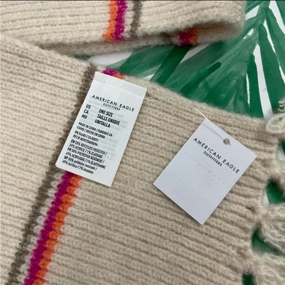 American Eagle Striped Scarf - Picture 3 of 3